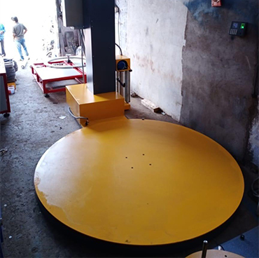 Pallet Stretch Wrapping Machine Manufacturer in India, Gujarat, Ahmedabad, Maharashtra.